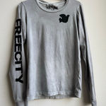 Free City Freecity Artists Wanted Womens Size XS Long Sleeve Gray Gorpcore Photo 0