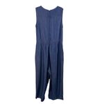 Talbots  Blue Chambray Faux Wrap Sleeveless Wide Leg Jumpsuit Size 18 NWT Photo 3