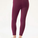 Girlfriend Collective Compressive Pocket Legging in Plum Photo 2