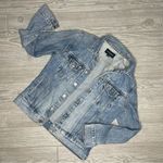 Lucky Brand  cotton Denim long sleeve button up collared Jean jacket small Photo 0