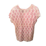 Castaways by Cromper Company Pink Floral Lace Crochet Tunic Top Swim Coverup NWT Photo 3