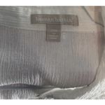 Woman Within  Women Pin-tucked Button Down Gauze White Shirt Sz 1X Casual Minimal Photo 2