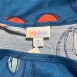 LuLaRoe /Top Sz XL Lynnai Cherry Print High Low Hem Scoop Neck Long Sleeves Photo 2