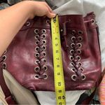 Patricia Nash  100% Leather Maroon Martina Crossbody Bag Photo 10