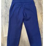 Apt. 9  Ankle Pull-On Pants Women's 8 Blue Black Geometric Pattern Polyester Photo 3