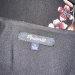 Madewell Posey Floral Black Ruffle Dress Mini Size 4 Photo 3