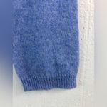 Tahari  Pure Luxe M Cashmere Soft Blue Crew Neck Pullover Sweater Photo 4
