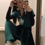 Grey's Anatomy Greys Signature Green Scrub Top & Bottoms Photo 3