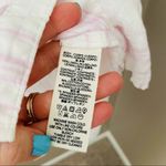 Free People  No Limits Plaid Linen Shirt White/Pink Sz XS Photo 3