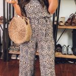 Simplee Apparel Strapless Cheetah Print Jumpsuit Photo 0