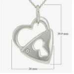 Morellato Italy Heart Lock Pendant Necklace Photo 7