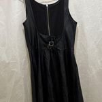 Blackmilk  Black Mini Dress with Buckle Detail Photo 0