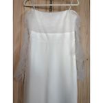 NWT Lulus Beautifully Beloved White Mesh Off Photo 7