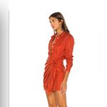 L'Academie  Los Angeles Women's The Adelyn Mini Dress in Cherry Red Size S Photo 3