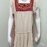 Free People Embroidered Glow White Sand Dress Photo 5