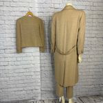 Salvatore Ferragamo VINTAGE Wool & Alpace blend three piece suit in tan medium Photo 9