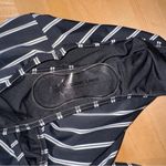 Cupshe NWT  Striped One Piece Swimsuit Black and White Size XL Photo 3