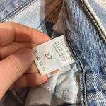 Just Black Denim Womens Cotton Mid-Rise Cropped Jeans Blue Bleach Washed Size 27 Photo 7