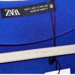 ZARA  Blue Mini Longsleeve Dress(Size Small) Photo 6