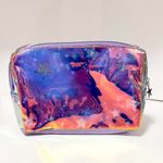 Sephora NEW - Space Babe - Iridescent Galaxy Rhinestone Cosmetic Travel Case Makeup Bag Photo 3