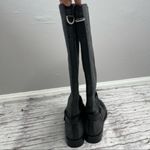 ZARA Basic Black Riding Boots Size 40 Photo 2