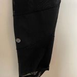 Lululemon black cropped mesh leggings Photo 3