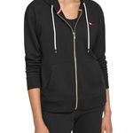 Tommy Hilfiger  Women's French Terry Hoodie Full Zip Dark Blue Navy Sz L Photo 0