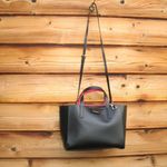 Kate Spade  Black Sweetheart Pink Kyra Arbour Hill Leather Tote Photo 2