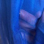 Jessica McClintock Gunn Sax Blue Shimmer Maxi Dress Size 3/4 Photo 6