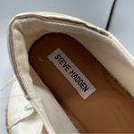 Steve Madden  Tamilyn White Faux Leather Platform Espadrille Shoes Womens 10 Flat Photo 5