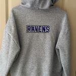 NFL Baltimore Ravens  Women's WEAR by Erin Andrews Heathered Gray Full-Zip Hoodie Photo 5