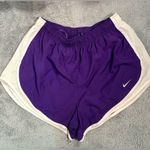 Nike Women's Athletic Shorts in Purple and White Photo 0