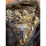 Peter Nygard Peter Nygård Faux Fur Hooded Vest Terra Brown Size 4P NWT Photo 4