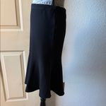 Bobeau  Black Flared Midi Skirt Photo 2