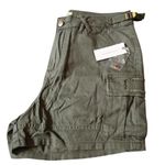 Anthropologie NWT  Olive Green Cargo Shorts Photo 0