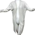 French Laundry  Women's Open Front Cardigan Long Sleeve Sweater Coat Loose Photo 0