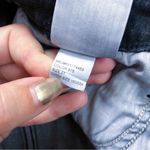 Abercrombie & Fitch A&F • Simone High Rise Short black stretch denim cutoffs rolled hem cuffed Photo 7