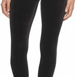 Andrew Marc NWT  Womens Lightweight Velvet Leggings (Large, Black) Photo 0