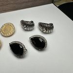 Rhinestone Clip On Earrings Lot Of 4 Women’s Costume Mix Great For Parties Photo 9