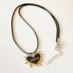 Handmade grunge street funky y2k style spike “LOVE ME” heart necklace🌿✨ Photo 4