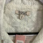 Badgley Mischka  New eyelet cut romantic 3/4 flared sleeve top cotton Small Photo 2