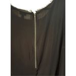 Torrid Black Challis Fringe Raw Frayed Edge Tee Shirt Dress Size 2XL Photo 5