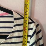 Boden White Black Green Pink Striped Long Sleeve Shirt Multicolor Women size 10 Photo 7