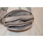 SG SUGU Brooklyn Triple Zip Camera Crossbody Bag with Adjustable Webbing Strap Gray Photo 6