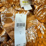 Anthropologie NWT Maeve by  Somerset Yellow Motif Mini Skirt Photo 5