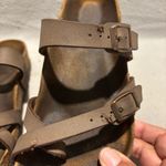 Birkenstock  Mayari Open Toe Slide in Brown Sandals‎ Women’s size 8 Photo 5