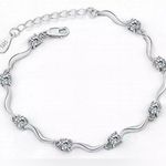 Zales AdjustableSterling Silver Bangle Bracelet, Sterling Silver Bracelet for Women Photo 0