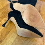 Vince Camuto Womens 9.5 41 Black Suede High Heel Knee High Zipper Boots Fall Photo 5