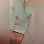 Boston Proper  Ombre
Butterfly Dress A-Line Peach Teal Metallic Gold Sz XS Photo 3