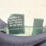 Lauren by Ralph Lauren Women's Black Crew Neck 3/4 Sleeve Top Button Detail XL Photo 1